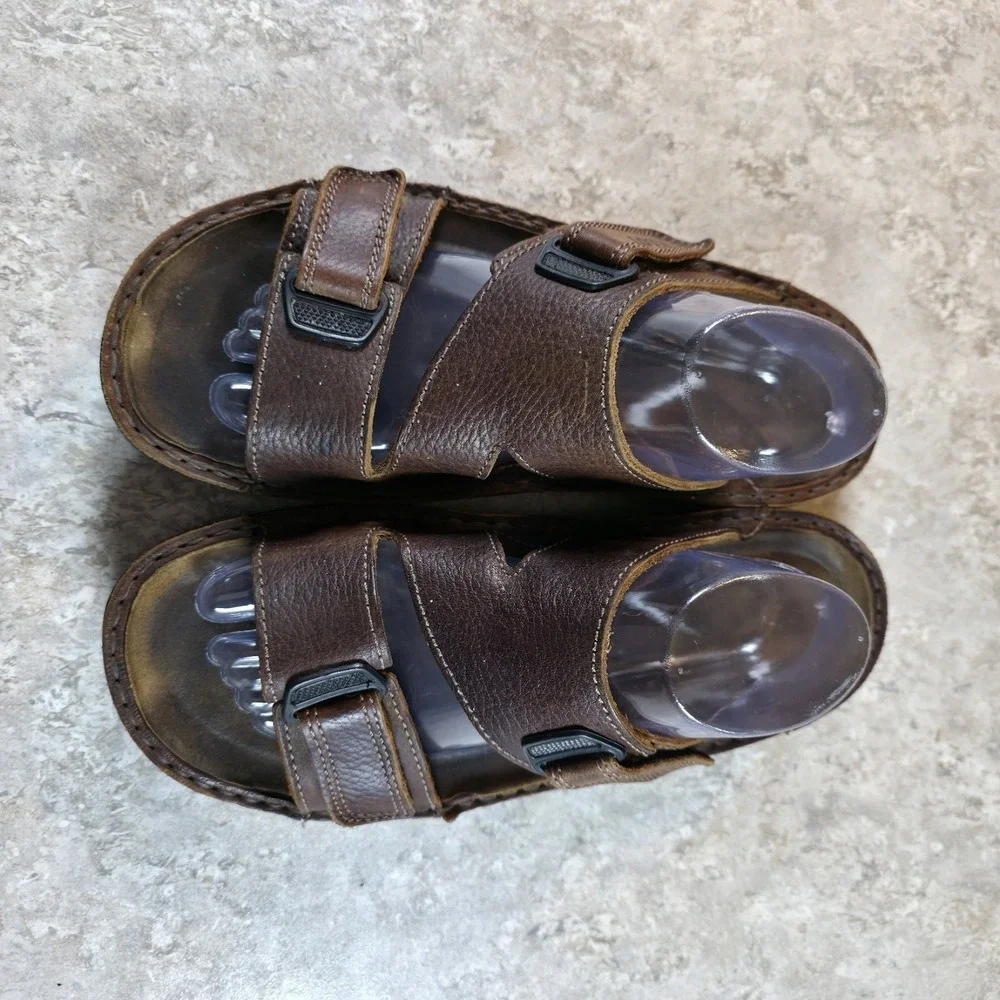 Naot Soft Brown Leather Sandal Strappy Men's Sizes EU 43 / US 9.5 - 10